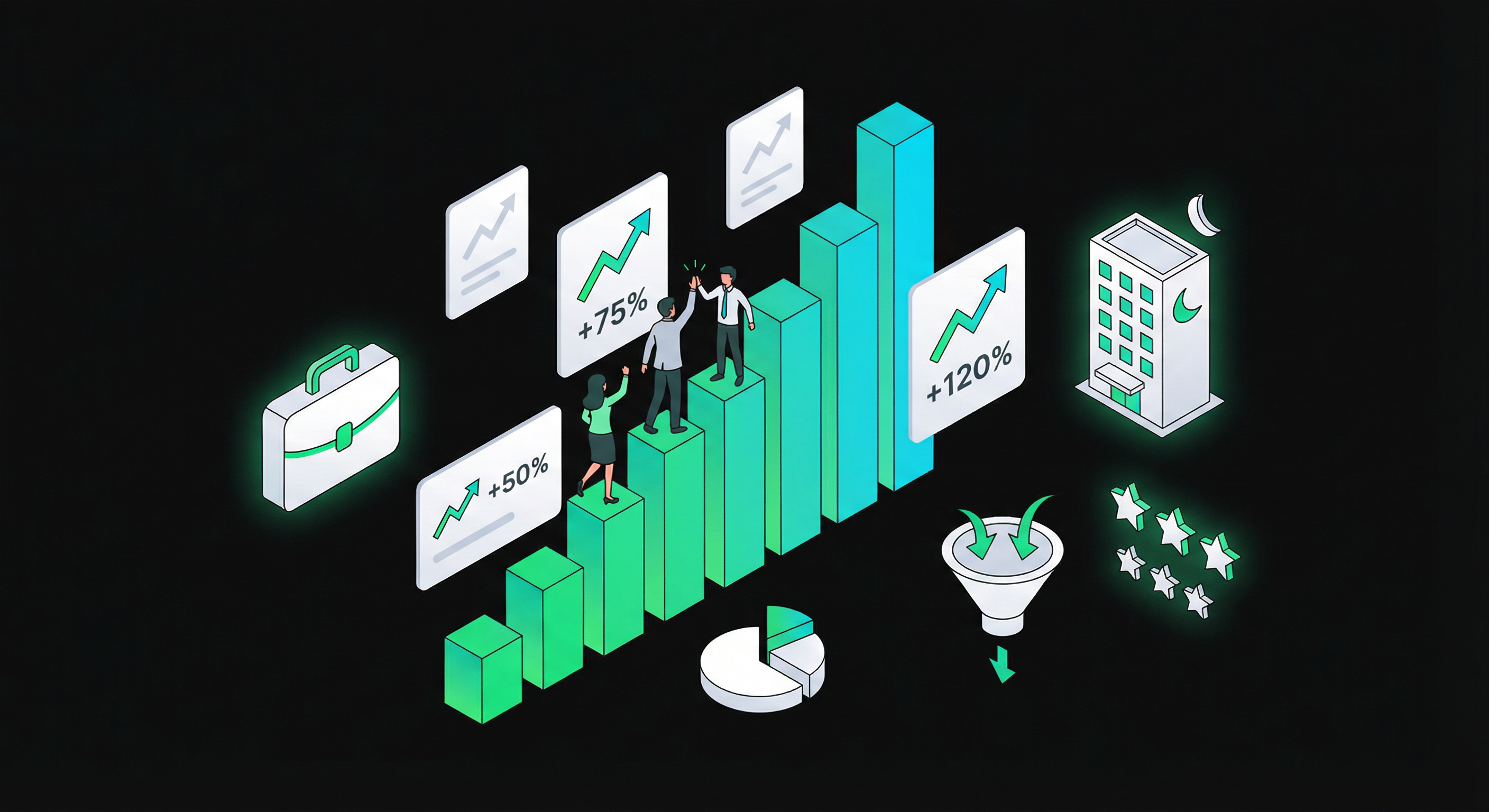 Gráficas de resultados con ERP Pasivo